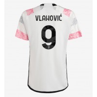 Muški Nogometni Dres Juventus Dusan Vlahovic #9 Gostujuci 2023-24 Kratak Rukav